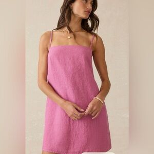 Madewell linen mini Dress